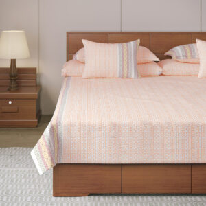 Regal Bed Sheet – Jamdani Orange