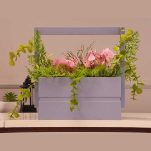 Flower Basket | Elegant Floral Decorative Basket for Stylish Home Décor